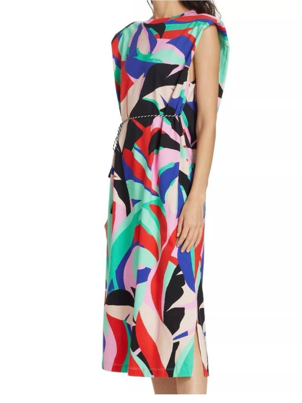 Farm Rio Abstract Print Midi Dress - Picture 2 of 4